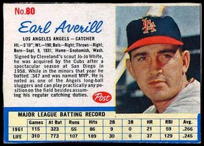 80 Earl Averill Jr.